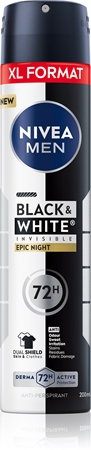 nivea black & white invisible active antyperspirant w sprayu 200 ml     