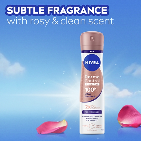 NIVEA Derma Control Clinical Ultra Comfort Antiperspirant Spray