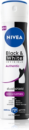 nivea black & white invisible active antyperspirant w sprayu 150 ml     