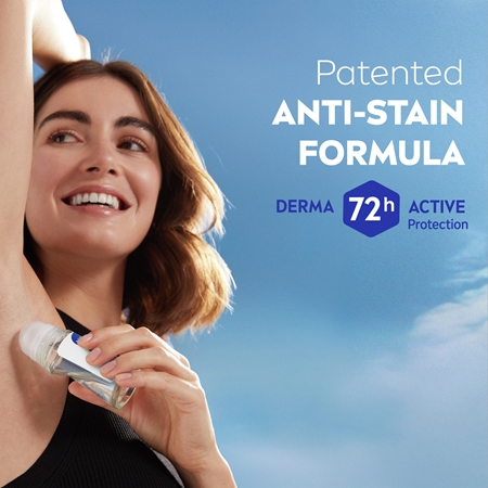 NIVEA Black & White Authentic antiperspirant roll-on