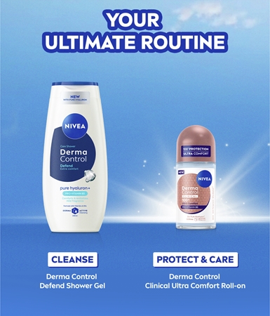 NIVEA Derma Control Clinical Ultra Comfort Roll-On Antiperspirant