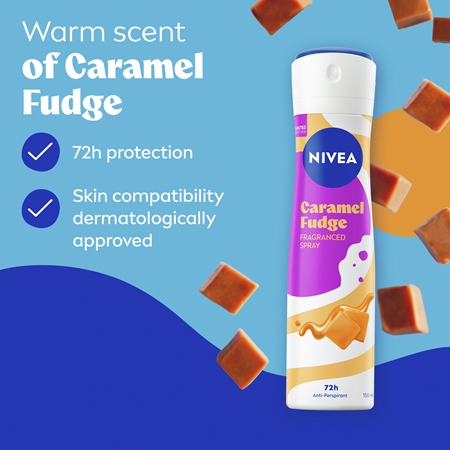 NIVEA Caramel Fudge Pihustatav antiprespirant