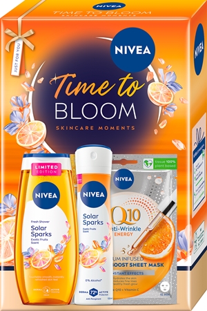 NIVEA Time to Bloom gift set for body and face