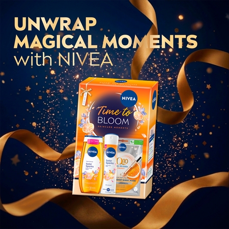 NIVEA Time to Bloom Geschenkset für Körper und Gesicht