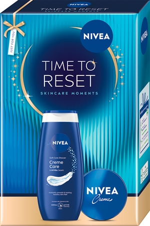 NIVEA Time to Reset Geschenkset zum nähren und Feuchtigkeit spenden