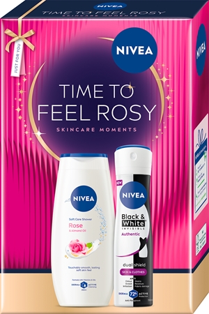 NIVEA Time to Feel Rosy gift set for the body