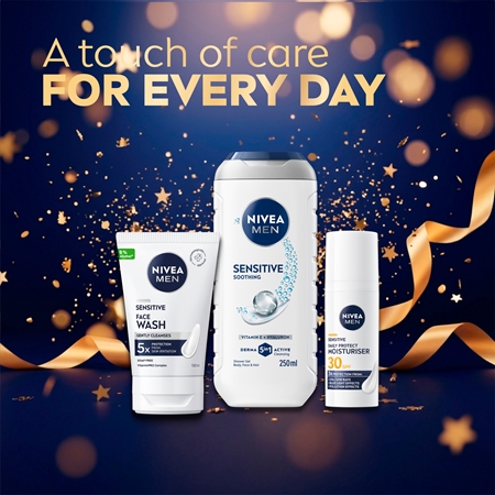 NIVEA MEN Time for Skin Comfort Geschenkset Für Gesicht und Körper