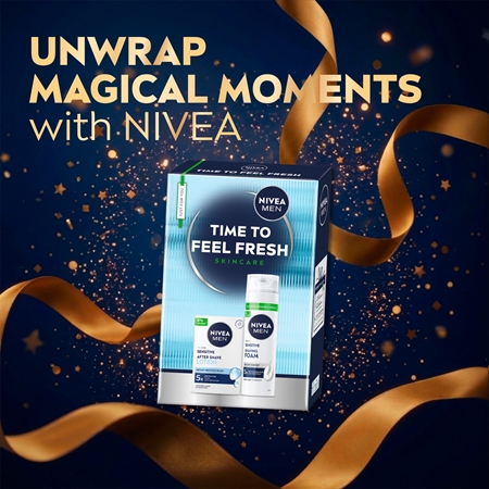 NIVEA MEN Time to Feel Fresh coffret para barbear