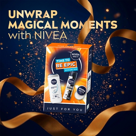 NIVEA MEN Time to Be Epic coffret para corpo
