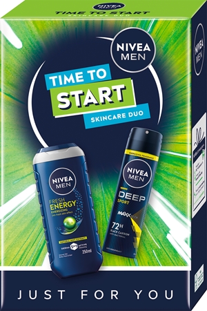 NIVEA MEN Time to Start set cadou pentru corp