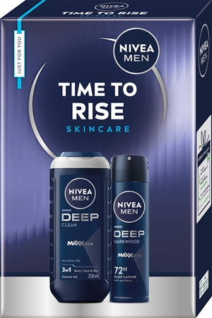 NIVEA MEN Time to Rise set cadou pentru corp
