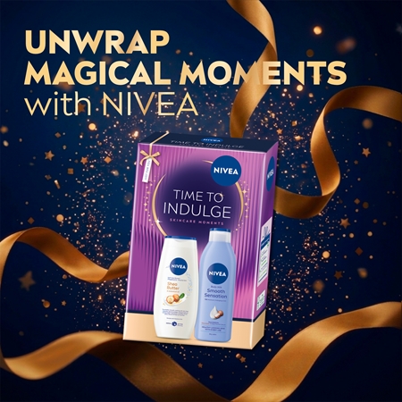 NIVEA Time to Indulge Kinkekomplekt kehale