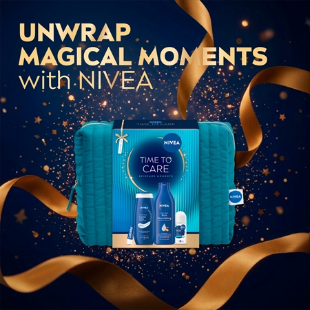 NIVEA Time to Care Presentförpackning med närande och återfuktande effekt