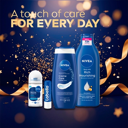 NIVEA Time to Care Presentförpackning med närande och återfuktande effekt