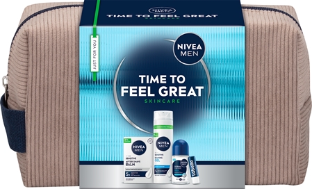 NIVEA MEN Time to Feel Great σετ δώρου για ευαίσθητη επιδερμίδα