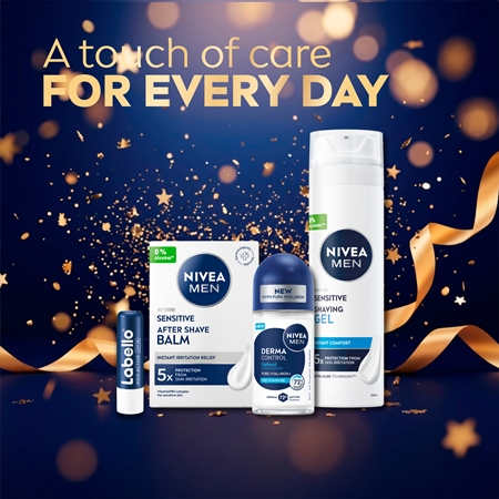 NIVEA MEN Time to Feel Great set cadou pentru piele sensibilă