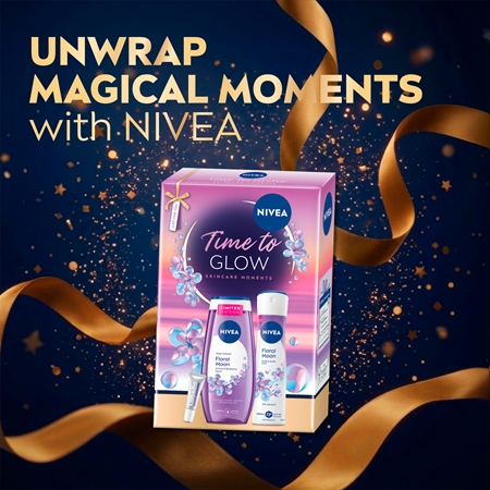 NIVEA Time to Glow coffret para iluminação e hidratação