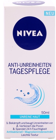 NIVEA Anti-Blemish light moisturising cream to treat skin imperfections
