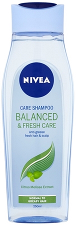 NIVEA Balanced & Fresh Care ošetrujúci šampón pre normálne až mastné vlasy