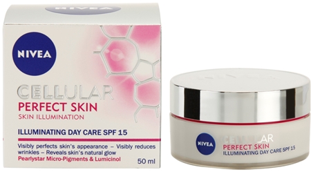 NIVEA Cellular Perfect Skin aufhellende Tagescreme SPF 15