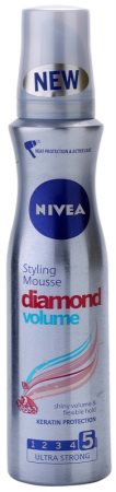 Nivea Diamond Volume αφρώδες σκληρυντικό μους για όγκο και λάμψη