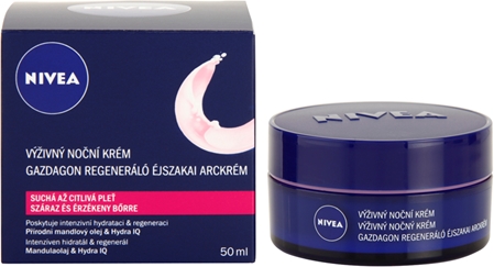 NIVEA Face Nourishing výživný nočný krém pre suchú až citlivú pleť