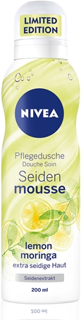 NIVEA Silk Mousse Lemon Moringa espuma de ducha cuidado especial