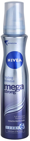NIVEA Mega Strong pěnové tužidlo pro dlouhotrvající objem