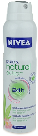 NIVEA Pure & Natural дезодорант в спрей 24 часа