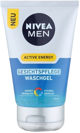 NIVEA MEN Active Energy gel de limpeza refrescante para rosto
