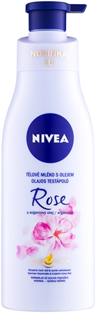 NIVEA Rose & Almond Oil leite corporal com óleo