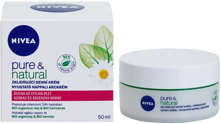 NIVEA Visage Pure & Natural Beroligende dagcreme til tør hud