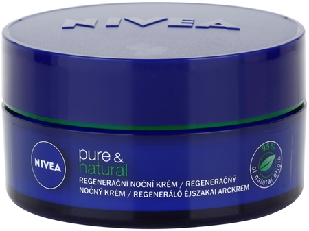 NIVEA Visage Pure & Natural crema notte rigenerante per tutti i tipi di pelle