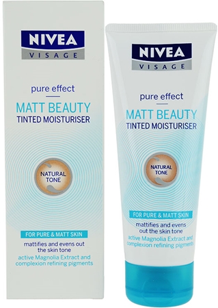 NIVEA Visage Pure Effect crema con color para pieles problemáticas y con acné