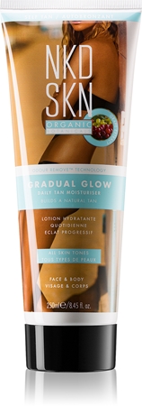 NKD SKN Gradual Glow farblose Selbstbräuner-Creme für allmähliche Bräunung