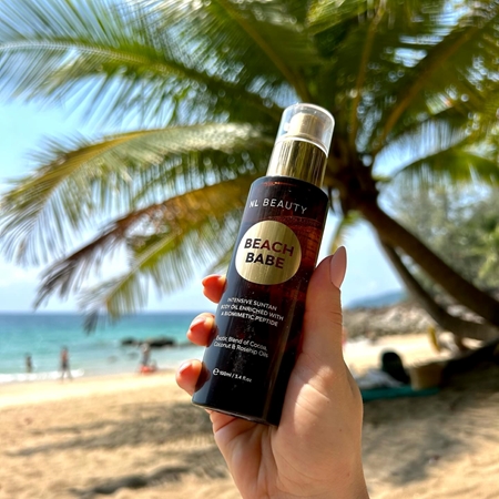 NL Beauty Beach Babe óleo corporal para acelerar o bronzeado