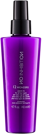 No Inhibition Guarana and organic extracts 12 wonders Intensiv leave-in-mask i spray för alla hårtyper
