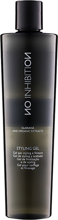 No Inhibition Guarana and organic extracts gel de styling para un efecto mojado