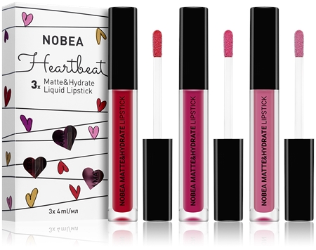NOBEA Heartbeat conjunto de batons líquidos