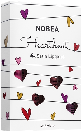 NOBEA Heartbeat conjunto de brillos labiales