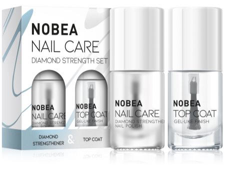 NOBEA Nail Care Diamond Strength Set set lakov za nohte Diamond strength set