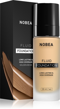 NOBEA Day-to-Day Fluid Foundation ilgai išliekantis makiažo pagrindas