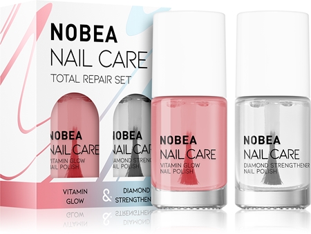 NOBEA Nail Care Diamond Strength Set kynsilakkasetti Total repair set