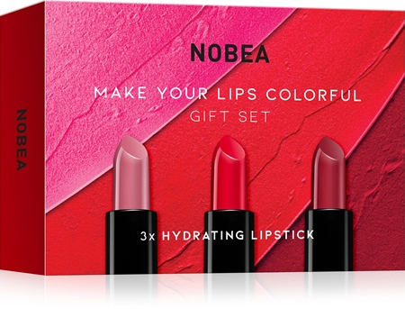 NOBEA Beauty Pleasure NOBEA Make Your Lips Colorful Gift Set ensemble de rouges à lèvres édition cadeau