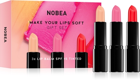 NOBEA Beauty Pleasure NOBEA Make Your Lips Soft Gift Set ajakápoló készlet ajándék kiadás