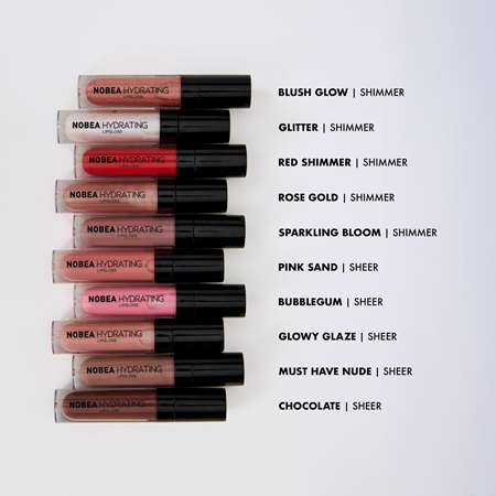 NOBEA Day-to-Day Hydrating Lipgloss kosteuttava huulikiilto