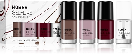 NOBEA Day-to-Day Deep Dream Set conjunto de vernizes de unhas Deliciously deep dream