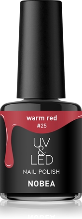 NOBEA UV & LED Nail Polish τζελ βερνίκι νυχιών με τη χρήση των UV/LED λαμπτήρων λαμπερός