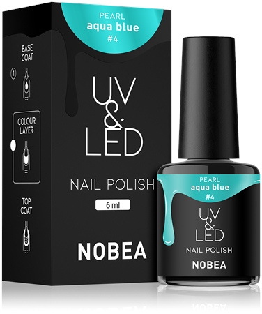 NOBEA UV & LED Nail Polish gelový lak na nehty s použitím UV/LED lampy lesklý