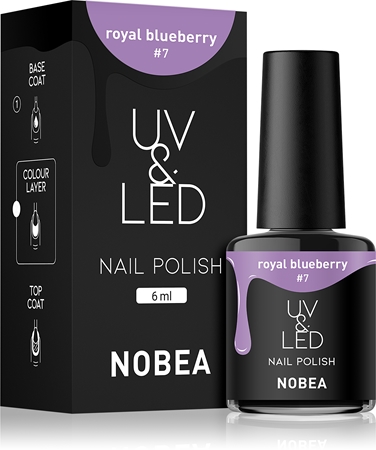 NOBEA UV & LED Nail Polish gelový lak na nehty s použitím UV/LED lampy lesklý